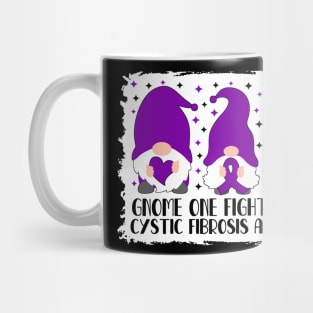 Gnome One Fights Alone Cystic Fibrosis Awareness Mug